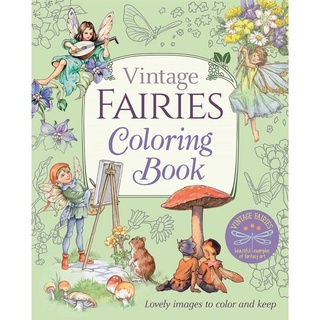 Vintage Fairies Colouring Book (Arcturus Vintage Colouring) English Edition  by Margaret Tarrant