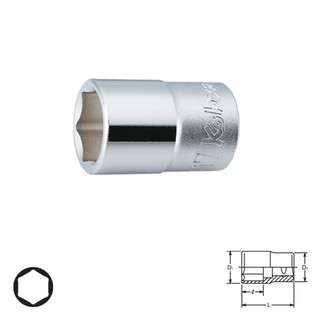 KOKEN 4400M-41 ลูกบ๊อก 1/2"-6P-41mm.| MODERTOOLS OFFICIAL