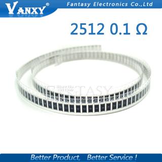 50 2512 Smd ตัวต้านทาน 1 W 1 % 0 . 1 R 0 . 1 Ohm R 100