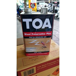 TOA Preservative น้ำยารักษาเนื้อไม้ วู๊ดพรีเซอร์เวทีฟ รองพื้นไม้กันเชื้อรา กันปลวก ชนิดใส