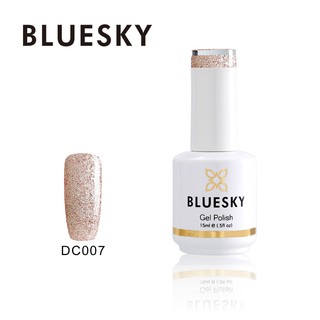 สีเจล Bluesky gel polish กลิตเตอร์ทอง DC7