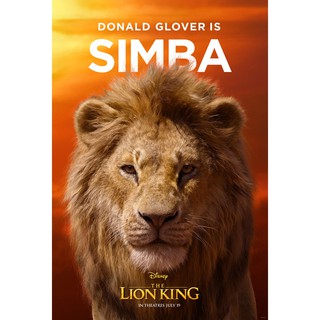 โปสเตอร์หนัง The Lion King เดอะ ไลอ้อน คิง โปสเตอร์ Poster รูปภาพ ภาพติดผนัง โปสเตอร์ภาพพิมพ์