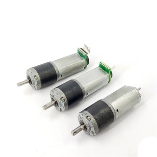 DC 6V 35RPM 85mA Micro DC Motor Low Speed 180 Planetary Geared Motor Slow Speed Reduction Encoder Motor DIY Robot Large