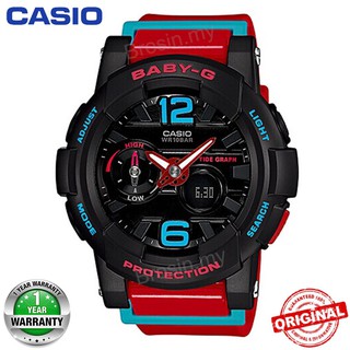 พร้อมส่ง Casio Baby-G BGA-180 ผู้หญิงนาฬิกาสปอร์ต BGA-180-4BPR