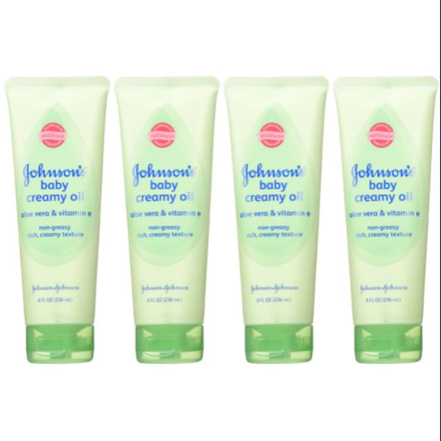 Johnsons Baby Creamy Oil Aloe Vera & Vitamin E