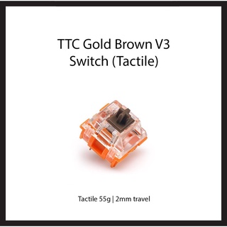 TTC Gold Brown V3 switches