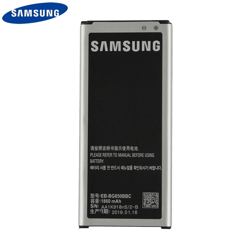 แบตเตอรี่ Samsung Original EB-BG850BBE EB-BG850BBC สำหรับ Samsung GALAXY Alpha G850 G8508S G850Y G85