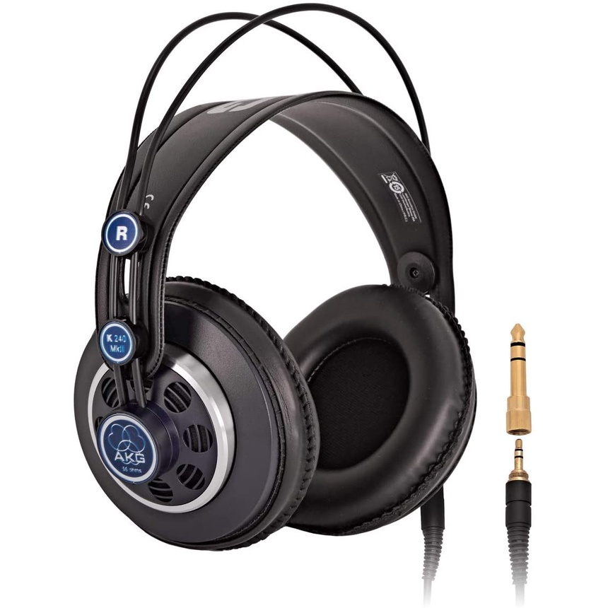AKG K240 MK2 *ของแท้รับประกัน 1 ปี* Studio Headphone Semi-Open, 15 Hz – 25 kHz, หูฟังสตูดิโอ