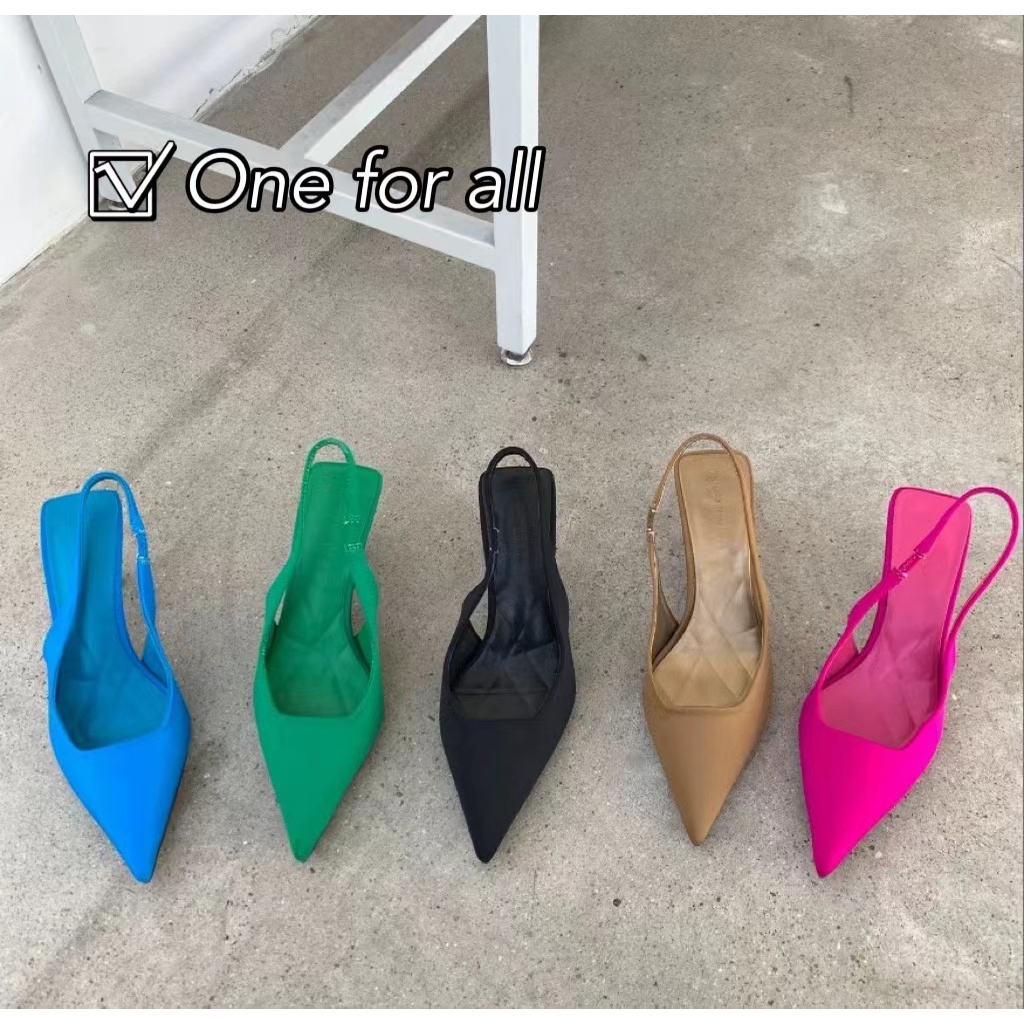 🌟 พร้อมส่ง🌟TX314 รองเท้าส้นสูง ทรงหัวแหลม สูง3นิ้ว รุ่นเสริมบุคลิกให้ดูเก๋ ช่วยให้เท้าดูเรียวสวย ดูแพงมากก