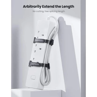 UGREEN รุ่น 20245 เมจิกเทป ตีนตุ๊กแก เวลโครเทป พันเก็บสาย Reusable Magic Tie Hook and Loop Small Tape Pack of 20 Adjust