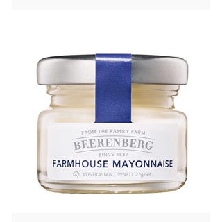 Beerenberg Farmhouse Mayonnaise 22g บีเรนเบิร์ก ฟาร์มเฮาส์ มายองเนส ขนาดพกพา Product from australia อร่อยมาก ทานง่าย