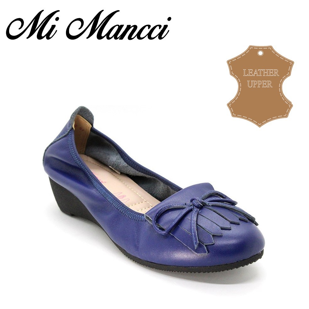 MI MANCCI รองเท้าสุภาพสตรีหนัง Ballerinas ACY7432