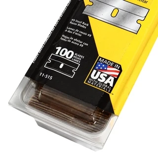 STANLEY เครื่องขูดทำความสะอาดกระจก 28-500 / ใบมีดขูดสนิม 28-510 STANLEY (10 ใบ/100 ใบ)