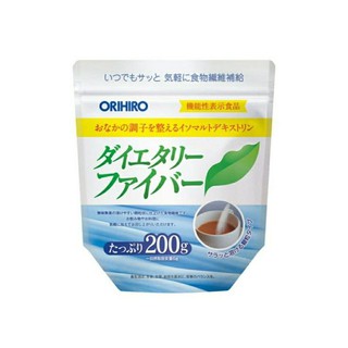 Orihiro dietary fiber 200g. ไฟเบอร์ผงใส่ได้ทั้งอาหาร เครื่องดื่ม