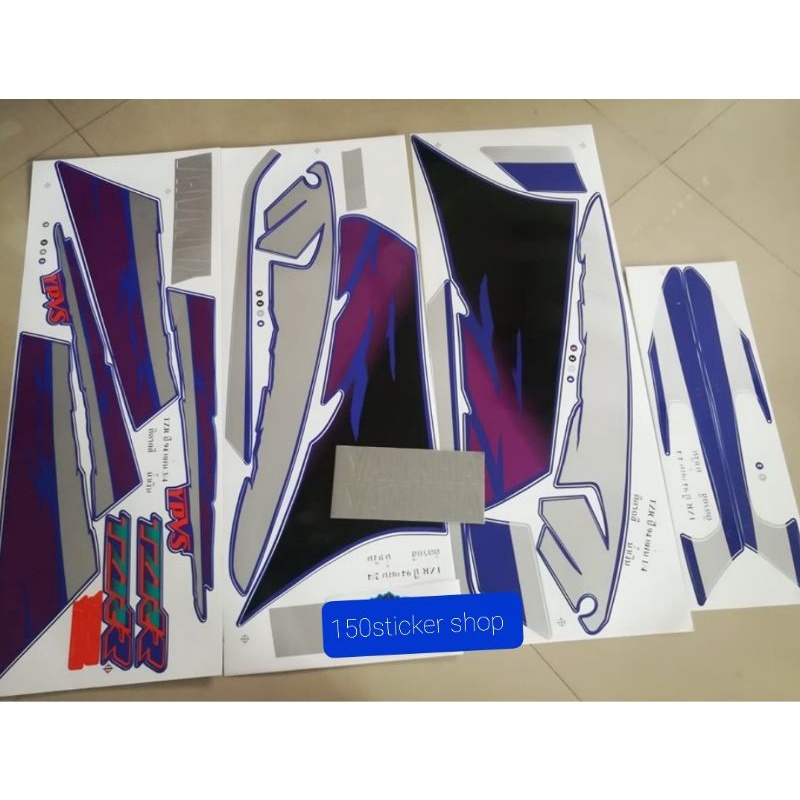 สติ๊กเกอร์ TZR 1994 ติดรถสีน้ำเงิน