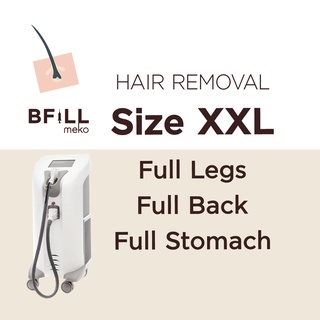 Hair Removal Size XXL (Full Legs or Full Back or Full Stomach)