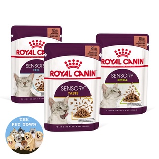 ใหม่ Royal canin Sensory Pouch อาหารแมวเปียก พรีเมี่ยม ขนาด 85 g.*12