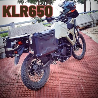 ปี๊บอลูมิเนียม KLR650 กล่องติดรถมอเตอร์ไซค์ กล่องข้างติดรถมอเตอร์ไซค์