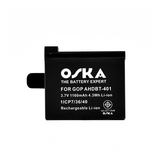 OSKA Camera Battery GOPRO AHDBT-401 HERO4