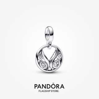 Pandora ชาร์ม ปีกเผาไหม้ ขนาดเล็ก ของขวัญวันหยุด สําหรับผู้หญิง p804