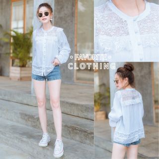 เสื้อเชิ้ตลูกไม้ Flavorite Clothing