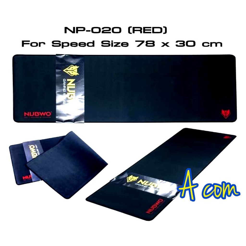 Nubwo แผ่นรองเมาส์ NP020 ใหญ่สปีดสะใจ ขนาด 78x30cm.งานแท้ จากnubwo/และรุ่น052