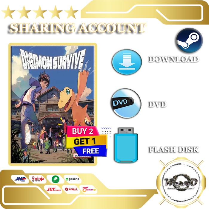 Digimon SURVIVE WITH ALL DLC - DVD - PC GAME - PC แล็ปท็อปเกมมิ่ง - ของแท้