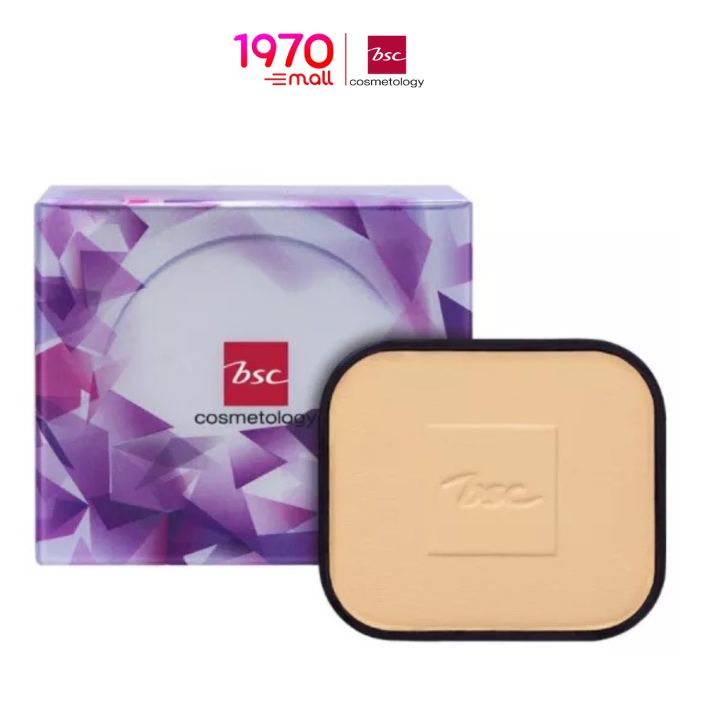 ตลับรีฟิล BSC แป้งผสมรองพื้น PRECIOUS DIAMOND AGE-SOLUTION POWDER FOUNDATION SPF 30 PA++12g.ให้การปกปิดถึงขีดสุด