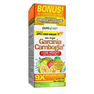 ลดแรง!!! 120เม็ด ลดน้ำหนักUSA.สารสกัดส้มแขก Purely Inspired, Garcinia Cambogia