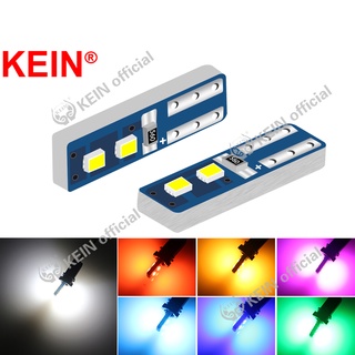 Kein หลอดไฟแดชบอร์ด Led T5 W3W 73 74 17 27 สําหรับติดภายในรถยนต์