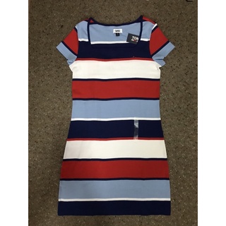 พร้อมส่ง ชุดเดรส Tommy Hilfiger แท้ จากUSA ของใหม่ป้ายห้อย เดรสทอมมี่ คอเหลี่ยม size xs และ s