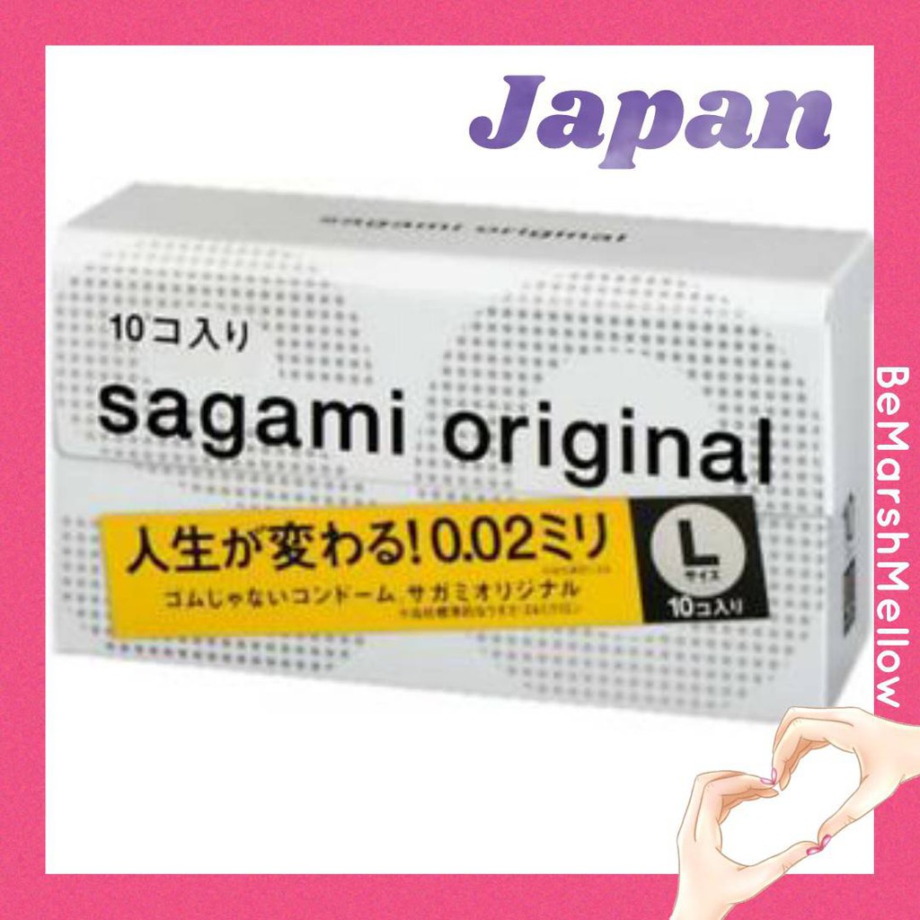 Made In Japan Sagami Original 002 Size L 10pcs ซากาม ถ งยางอนาม ยญ ป น บางท ส ดในโลก ได ส มผ สแนบแน น 619