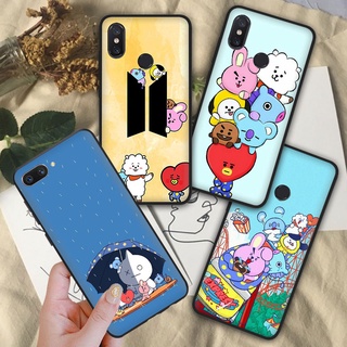 เคสซิลิโคนนิ่ม ลาย BT21 Y8Y26 สําหรับ OPPO F5 F7 F9 F11 Pro A9 R9 F1 Plus A94 A95 A74