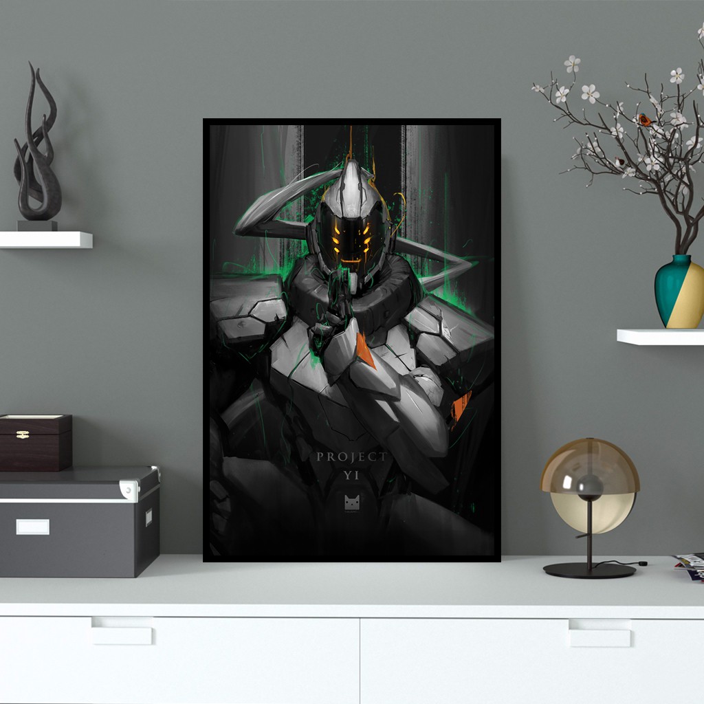 ภาพวาด Meditating Super Cool Master Yi ตกแต่งมุมสําหรับเล่นเกม