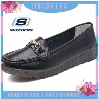 [พร้อมส่ง] *Skechers__go Walk Arch Fit รองเท้าแตะโลฟเฟอร์ ส้นแบน แบบสวม สําหรับผู้หญิง ผู้ชาย