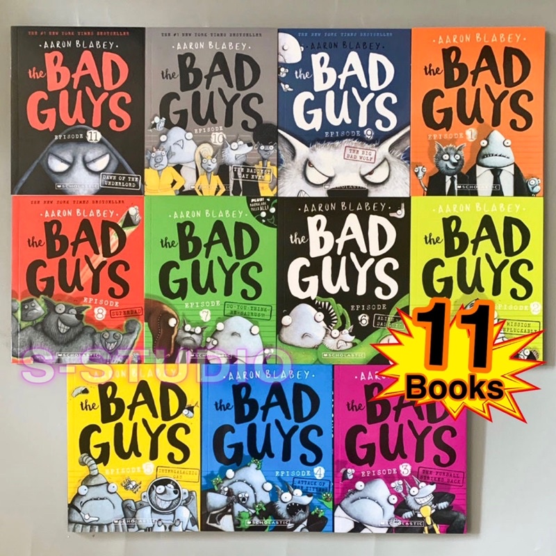 人気が高い the BAD GUYS 11冊セット 英語 まんが アニメ化 confmax.com.br