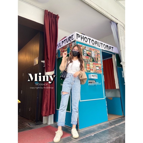 (จัดส่งภายใน 1-2 วัน)กางเกงยีนส์ Miny Jeans by modishop