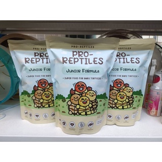 PRO-REPTILES Junior Formula 400g. อาหารเม็ดสำเร็จรูป อาหารสำหรับเต่าเด็ก-โตเต็มไว