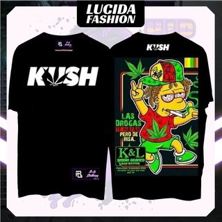 เสื้อยืดผ้าฝ้ายพิมพ์ลายขายดี ◈☜LUCIDA FASHIONKUSH V8 Vintage Inspired Cotton Oversized Loose Clothing T-Shirt For Men Ov