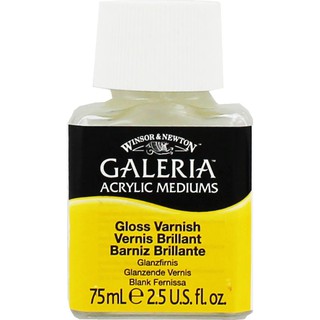 Winsor &amp; Newton Galeria acrylic mediums gloss varnish สีอะคริลิค กรอสวานิช ขนาด 75 มล.#3022801