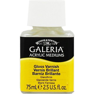 Winsor &amp; Newton Galeria acrylic mediums gloss varnish สีอะคริลิค กรอสวานิช ขนาด 75 มล.#3022801