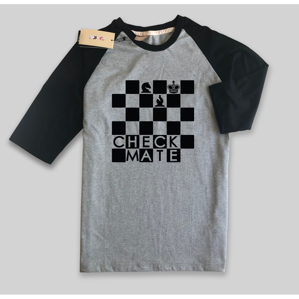 เสื้อยืดหมากรุก Check Mate Raglan