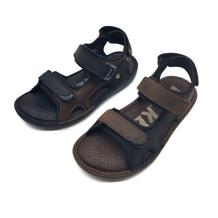 Walker รองเท้ารัดส้นชาย รหัสสินค้า DK178 หนังแท้