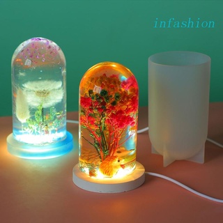 Inf แม่พิมพ์ซิลิโคนเรซิ่น ทรงกระบอก สําหรับทํางานฝีมือ