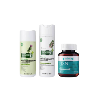 Smooth E Extra Anti Hair Loss Set เซ็ตดูแลเส้นผม หยุดผมร่วง เพิ่มความแข็งแรงให้หนังศีรษะ Vitamin + Shampoo +Conditioner