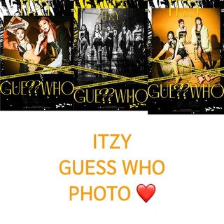 ITZY - GUESS WHO PHOTO 5.5x8.5 cm.