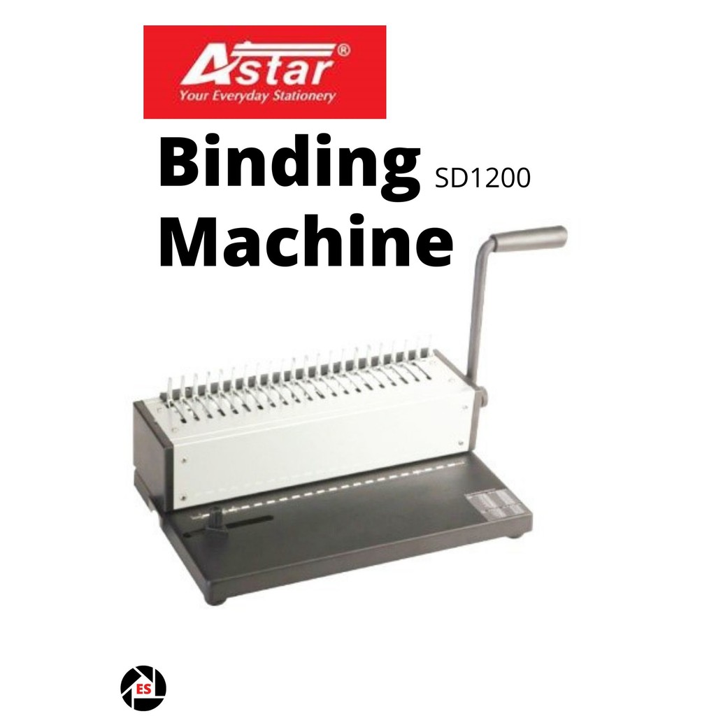 เครื่องเข้าเล่มสําหรับงานหนัก/ Astar SD1200 A4 เครื่องเข้าเล่ม