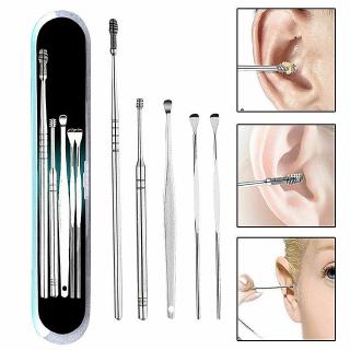 เครื่องมือทําความสะอาดหู curette remover 5 ชิ้น