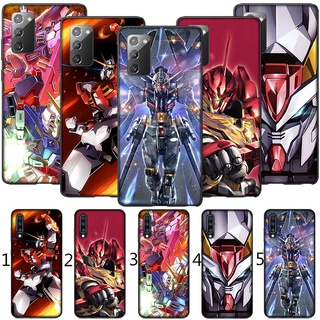 Samsung Galaxy A9 A8 A7 A6 A8+ A6+ Plus 2018 Quantum 2 M20 M30 Phone Soft TPU Case MN44 Cartoon Gundam Slim Casing