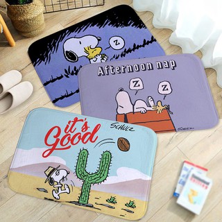 พรมปูพื้นกันลื่นลาย Snoopy น่ารักขนาด 40 x 60 ซม.